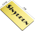 Custom Engraved Name Tag Badges for Business, Personalized Identification with Pin, Magnetic, Adhesive, or Blank Backing, 1.5"x3", Green/White Text