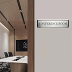 SINKAA Personalized Name Plate for Door or Wall, 2 * 10 inch Custom Office Aluminum Door Name Plates with Two Lines Custom Text, Office Gifts for Coworkers Boss Teacher, Employee Appreciation Gifts
