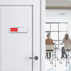 In Session or Available Door Sign, Sliding Privacy Indicator for Home Office Studio Restroom Conference Hotel Hospital, 7 x 2 Inch Room Status Display