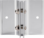 SINKAA Aluminum Corridor Sign Holder, 10 Pack Direct Sign Mount Bracket, Design for Restroom, Conference Room Classic Silver Signs - 2" Length, 1/8" Substrate - Easy to Install