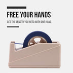 Lichamp Desktop Tape Dispenser Holder with Large 3 Inch Core for Masking, Heat Transfer, Painters, Freezer, Kitchen Tape