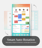 Cozyla Mate Calendar+ 2: 32" Digital Calendar Wall Touch Screen Chore Chart Customizable Dashboard Smart Electronic Display for Family Schedules Meal Plan All App Support Wall Mount Planner for 2026