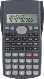 Helect 2-Line Engineering Scientific Calculator, Suitable for School and Business (Black)