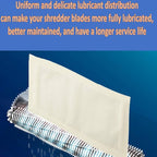 Paper Shredder Lubricant Sheets, Paper Shredder Sharpening & Lubricating Sheets-30pack