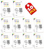 REVLIXI Google Review Stand (10 PCS)- Boost Reviews w/Reusable Google Review Tap Card Stand & QR Code Stand -No App, No Subscription-Android & iPhone Compatible -Boost Google Reviews for Online Growth