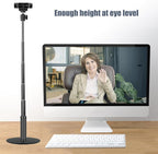 JCWINY Webcam Stand, 28 Inch Web Cam Stand for Desk, Adjustable Webcam Mount Camera Stand for Logitech Webcam C922 C930e C920S C920 C615 C960 C920x BRIO 4K NexiGo N60 and Others