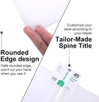 Phyxin 40-Pocket Portfolio Binder Organizer, Binder Sheet Protectors 8.5" x 11", Displaying 80 Page Plastic Folders for Documents, Document Organizer for Concert, Artwork, School & Office Use, White