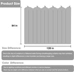 Cbsroro Room Divider Blackout Curtain Track Curtains Wall Dividers Panels Screen for Living Rooms Bedroom Office Privacy Partition Separation, W120 × L84 Inch,1 Panel, Beige