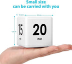 JOYIT Cube Timer - 15, 20, 30 and 60 Minutes Countdown Timer for Kitchen, Outdoor and Workout