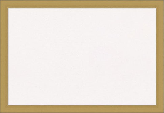 Amanti Art White Cork Board for Wall, 18x26 Vision Board with Gold Frame, Medium Corkboard Office Decor for Home Organization, Casual Corkboard Pinboard to display items for home organization