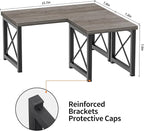 Honiter Desk Shelf for Top of Desk, Wood Desktop Shelf, 2 Tier Adjustable Bookshelf Organizer, Freestanding Stackable Desk Stand Storage Organizers Kitchen Counter Display Rack