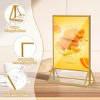 PPH-Sisy Acrylic Sign Holder 4 x 6 Clear Table Flyer Holder，Plastic Display Stand for Home Office Shop- Exhibition 4 x 6 inches (6pcs)