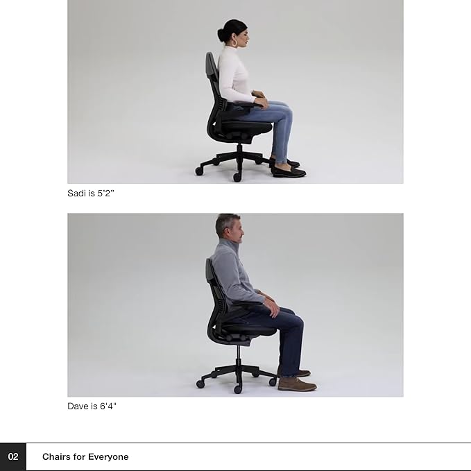 Steelcase Gesture Office Chair - Ergonomic Work Chair with Wheels for Carpet - Comfortable - Intuitive-to-Adjust for Desk - 360-Degree Arms - Nickel Gray Fabric