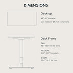 FlexiSpot E6 3-Stage Dual Motor Electric Standing Desk 48 x 30 Sit Stand Up Desk, Holds 220 lbs, Adjustable Height w/ Memory Presets, One-Piece Black Desktop & Black Frame, Ships in 2 Boxes
