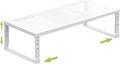 Jojocross Expandable Cabinet Shelf Organizer Storage Spice Rack Shelves for Kitchen Stackable Adjustable Pantry Cupboard Bathroom Countertop Desktop(1Pack/White/Medium-with Hole)
