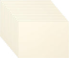 Guakicae 150 Sheets Cream Cardstock 5 x 7 Ivory Paper, 300gsm/110lb Heavyweight Flat Off White Card Stock Printer Paper for DIY Card Making, Business Cards, Thank You Cards, Certificates, Postcards