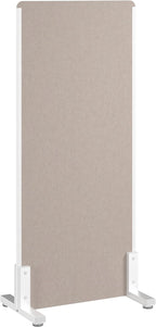 Bush Business Furniture 24W x 55H Freestanding Privacy Screen in Warm Beige, Standing Office Partition with Acoustic Sound Dampening Panel