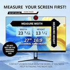 [3 Pack] Computer Privacy Screen 27 Inch for 16:9 Widescreen Monitor, Removable Eye Protection Anti Glare Blue Light Computer Screen Privacy Shield, Data Confidentiality Shield Privacy Screen 27 in