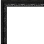 Amanti Art Black Framed Magnetic Board 28x44 Large Vision Board for use with Magnets, 100% Metal Sheet to Display Items as Office Decor or for Home Organization in mudroom, Kitchen or Kids Room