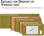 Large Cork Desk Mat - 47.2"x 17" Desk Pad for Office and Home - Ideal for Large Mouse Pad and Desk Mats on Top of Desks(Olive Green)