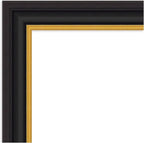Amanti Art Black Framed Magnetic Board 22x22 Small Vision Board for use with Magnets, 100% Metal Sheet to Display Items as Office Decor or for Home Organization in mudroom, Kitchen or Kids Room