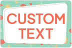 Custom Sign, Custom Street Sign, 11 Font Colors, 13 Font Styles, 4 Hole Options, 22 Sizes, 12x18 Inches, Rust Free DiBound, Fade Resistant, Made in USA by My Sign Center (Mid-Century Modern 2)