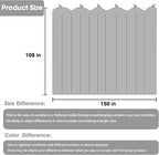 Cbsroro Room Divider Blackout Curtain Track Curtains Wall Dividers Panels Screen for Living Rooms Bedroom Office Privacy Partition Separation, W150 × L108 Inch,1 Panel, Beige