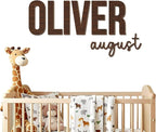Personalized Nursery Name Sign - Custom Wooden Name Signs for Kids Room, Personalized Name Sign for Nursery - Perfect Baby Gift & Wall Name Decoration (NA31)