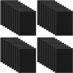 Yahenda 36 Pcs Spiral Notebook Bulk A5 Journal Lined 8.3'' x 5.5'' Writing Composition Paper Small Notepad Subject Notebook for Students Office Business Back to School Supplies (Black)