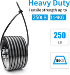 XINGO 16 inch Black Zip Ties Heavy Duty 60 PCS, 250 LBS Ultra Strong Plastic Wire Ties, Large Cable Ties Extra Long Tie Wraps, Indoor and Outdoor UV Resistant
