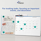 Perco Teal 1-Inch Perforated Circle Dot Sticker Labels — 10 Rolls, 10,000 Round Stickers — with Permanent Adhesive for Inventory Management, Color Coding, Garage Sales, Crafts—Made in USA