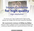 Custom Metal & Aluminum Signs - Personalized Business Signs, White (20x20 In)
