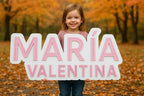 Custom Baby Name Sign- Wood bedroom sign- Kids room decor (Double Layer Name Sign)