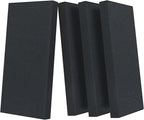 UMIACOUSTICS 4 PCS Acoustic Panels with Hanging Hardware, 2” Thick Fiberglass Sound Proof Panels for Studios, Office, Home Theater Ceiling or Wall- Blue Grey