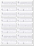 Navy Blossoms Address Book - 94 Pages; 5" x 8-1/2", Spiral-Bound, 50 Replacement Cover Stickers