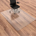 HOMEK Chair Mat for Hardwood Floor, 60”x 46” Office Chair Mat, Floor Mat for Office Chair, Clear Desk Chair Floor Mat for Computer Desk