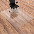 HOMEK Chair Mat for Hardwood Floor, 60”x 46” Office Chair Mat, Floor Mat for Office Chair, Clear Desk Chair Floor Mat for Computer Desk