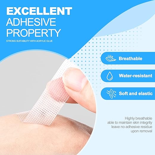 OK TAPE OKPore Transparent Medical Tape (Pack of 24) - First Aid Surgical Tape Hypoallergenic and Breathable for Wound Dressing Care, Latex Free, 0.5in x 10yds