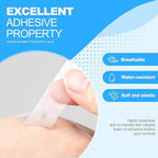 OK TAPE OKPore Transparent Medical Tape (Pack of 24) - First Aid Surgical Tape Hypoallergenic and Breathable for Wound Dressing Care, Latex Free, 0.5in x 10yds
