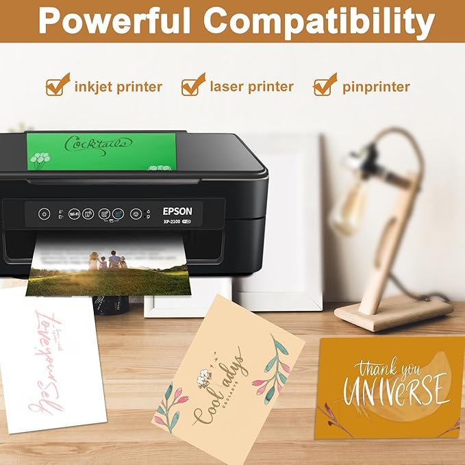 Silunkia 28 Sheets Gold Shimmer Cardstock 8.5 x 11 Metallic Paper, 250gsm/92lb Premium Glossy Paper Card Stock for DIY Cards Making, Anniversaries, Wedding Invitations, School Crafting, Greeting Cards