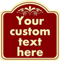 Custom Sign, Custom Indoor/Outdoor Decorative Sign，Aluminum Weatherproof Metal Sign Multiple Sizes, Customize for Office, Business, Workplace, office, Home, Delivery Signs