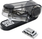 Temiary Swing-Arm Swivel Stapler with 400 Staples, 360 Degree Rotate Desktop Staplers for Booklet or Book Binding, 25 Sheet Capacity for Desk Classroom Office Supplies (Black)