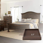 Yelanon 8pcs 2.5" Non Slip Furniture Pads for Hardwood Floors - Anti Skid Grippers Rubber Feet Floor Protectors Stoppers to Prevent Sliding for Bed Couch Wood Furniture (Brown)