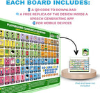 Weather-Proof Aluminum School Playground Communication Board for Autism - Outdoor Inclusive Communication Aid, Lightweight & Durable for Autism & Inclusive Play