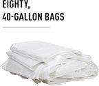 IDEAL Maintenance Combo Pack AC0920H Heavy-Duty Shredder Bags 20”x47”, Case of 80, 40-Gallon, Gusseted+ High-Cling Lubricating Shredder Oil 4x1-Pint Bottles, IDEACCED21/4H. Fits 2503/2604/3104/3105