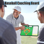 Torlam Magnetic Dry Erase Coach Board, Baseball, Soccer, Football, Basketball Coaching Clipboard