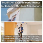 SWRT Blue Painter's Tape 1 Inch x 55 Yards x 24 Rolls (1320 Yards Total) – Upgraded Adhesive Masking Tape, Multi-Surface, Clean Removal, No Residue, for Walls, Trim, DIY, Crafts & Painting Projects