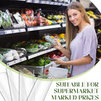 72 Pieces Clear Plastic Adhesive Shelf Tag & Price Label Holders for Supermarket, School, Library, Mailbox & Storage Bins(4 x 1 Inch)