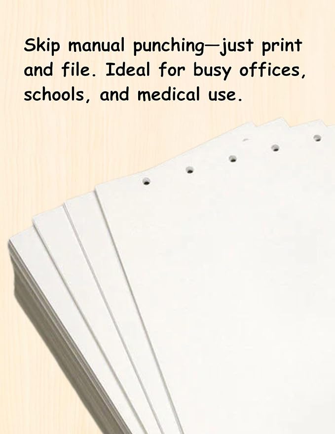 Limited Papers(TM) Writing and Copy Paper, Variation of Colors 8.5" x 11", 5 Hole Top-Punched, 20 Pound Text, 500 Sheets Per Ream. (5000, Salmon)