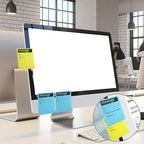 Phone Message Sticky Notes Phone Memo Pads, 6 Pads Lined Sticky Notes Pads, 4x6 inch Phone Message Pad Self Sticky Notes with Line Colorful Post Memos for Office, School and Home, 50 Sheetsx6 Pack